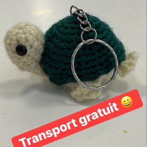 Breloc broscuță țestoasă croșetată , Geantă și husă, Accesorii genți, Breloc, Croșetat, Cusătură, ARTYNOS