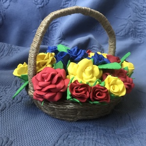 Cosulet cu trandafiri, Casa & Stil de viata, Accesorii pentru decorat casa, Decoratiuni de masa si decoratiuni pentru rafturi , Bonsai, bonsai boluri, bonsai copac, Aranjament de flori, ARTYNOS
