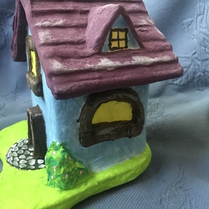 Casuta �Basm, Casa & Stil de viata, Accesorii pentru decorat casa, Decoratiuni de masa si decoratiuni pentru rafturi , Boluri din ceramica, boluri decorative, Arta de hartie, ARTYNOS
