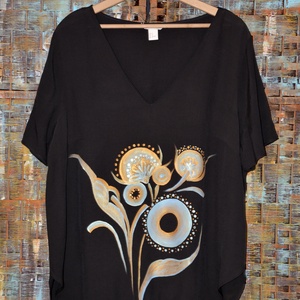 Bluza pictata, unicat, Imbracaminte si moda, Haine dama, Bluze dama, Pictura, ARTYNOS