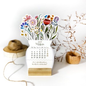Calendar de birou cu buchet de flori, Casă & Stil de viață, Papetărie de hârtie, Calendar și planificator, , ARTYNOS