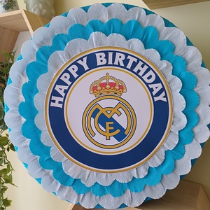 Pinata piniata Real Madrid Happy Birthday , Jucarii si echipamente pentru copii, Accesorii sport, Accesorii pentru alte jocuri si sporturi, Arta de hartie, ARTYNOS