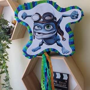 Piñata pinata piniata Crazy Frog, Jucarii si echipamente pentru copii, Jocuri de miscare, Arta de hartie, Produse fabricate din materiale reciclate, ARTYNOS