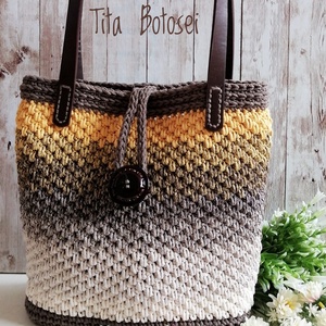 Geanta crosetata, geanta handmade, Geantă și husă, Genți de umăr și genți de mână, Genți casual, genți de mână, , ARTYNOS