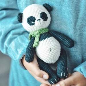 Jucarie crosetata urs panda - Artynos.ro