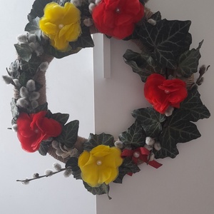 Coroniță de primăvară, Casă & Stil de viață, Accesorii pentru decorat casa, Suport de flori, Coronițe decor, Aranjament de flori, ARTYNOS