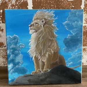 The King, Arte vizuale si accesorii , Picturi, Pictura acrilica, Pictura, ARTYNOS